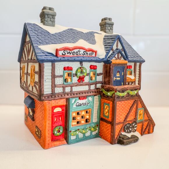 1995, Christmas Traditions, “Sweet Shop”, Porcelain House by Holiday Expressions - Picture 2 of 9